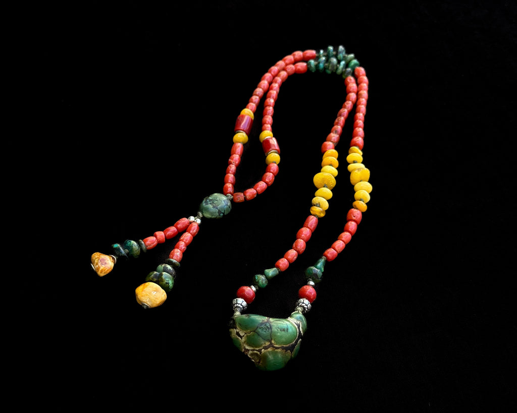 Ancient Tibetan Turquoise Necklace